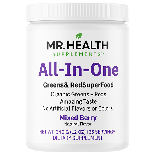 All-In/One Greens & Red SuperFood + Immune 270g Mixed Berry w/Natural Flavor