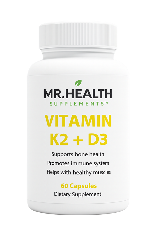 Vitamin K2 + D3 – Premium Bone & Heart Support