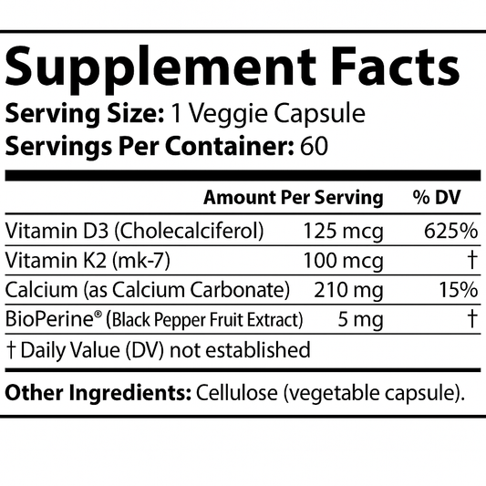 Vitamin K2 + D3