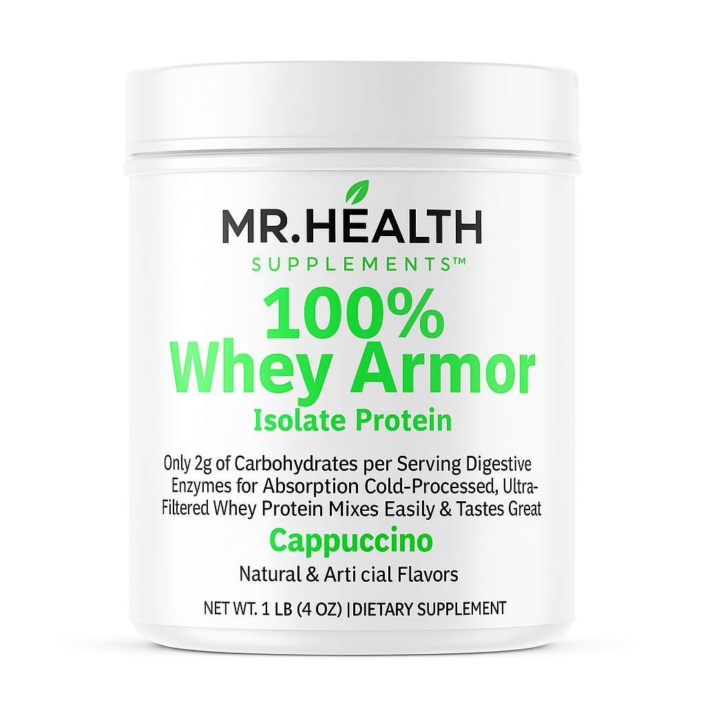 100% Whey Armor Isolate Protein Cappuccino