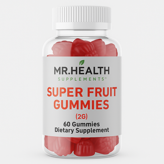 Super Fruit Gummies with Essential Vitamins