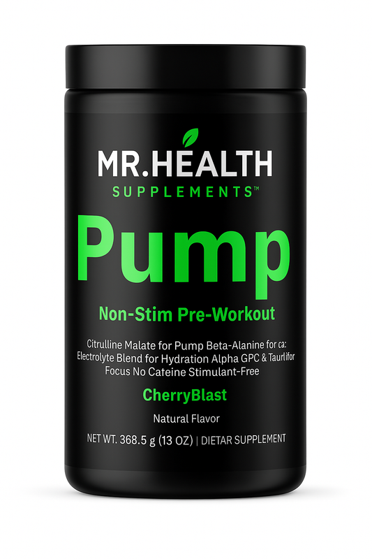 Pump Non-Stim Pre-Workout Cherry Blast 312g w/ Natural Flavor