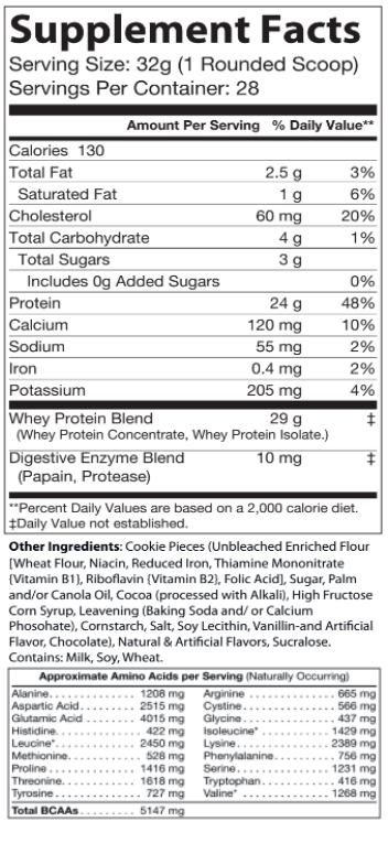 2lb Whey Cookies and Cream