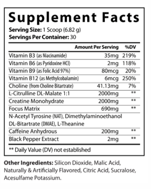 Pre-Workout (Fruit Punch)