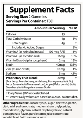 Super Fruit Gummies with Essential Vitamins