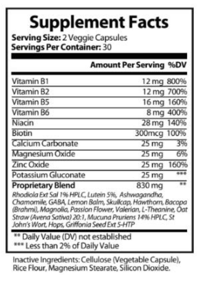 Anxiety Formula – Calm Mind, Natural Balance