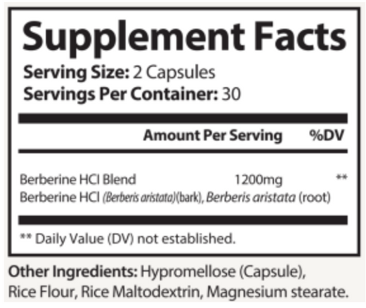 Berberine Plus – Metabolic & Heart Health Support