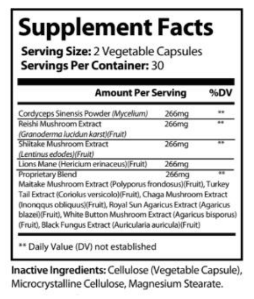 Mushroom Immune Booster – Powerful Fungi for Full-Body Wellness