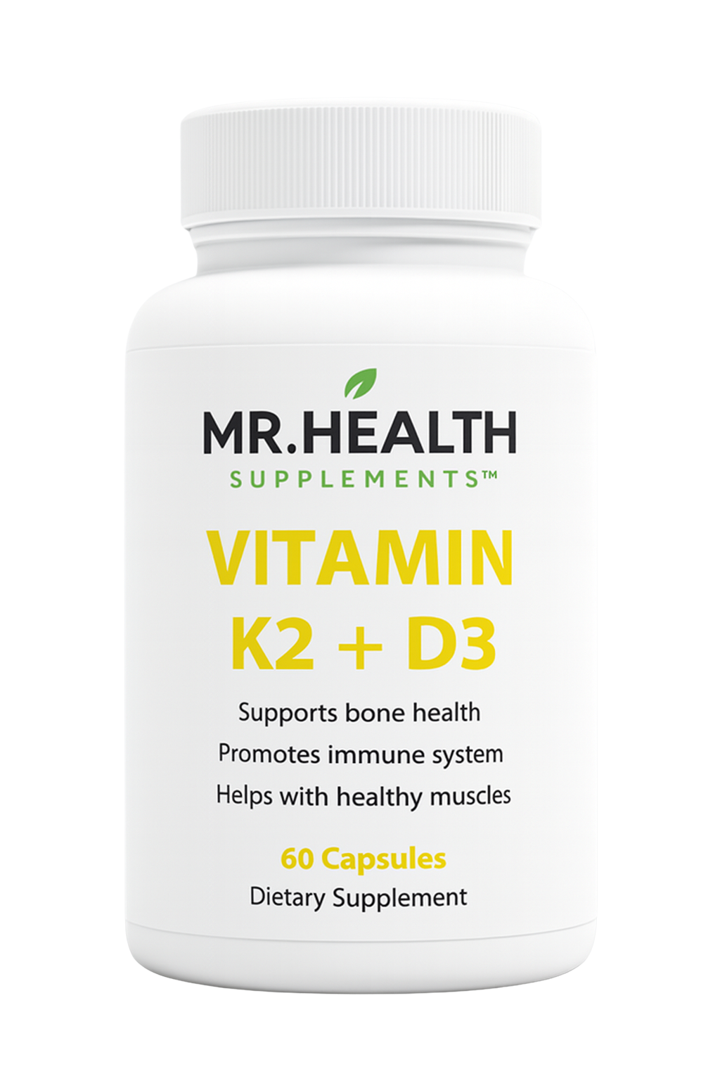 Vitamin K2 + D3 – Premium Bone & Heart Support
