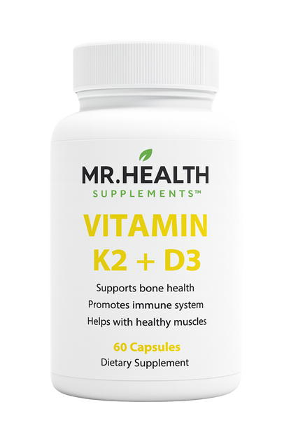 Vitamin K2 + D3 – Premium Bone & Heart Support