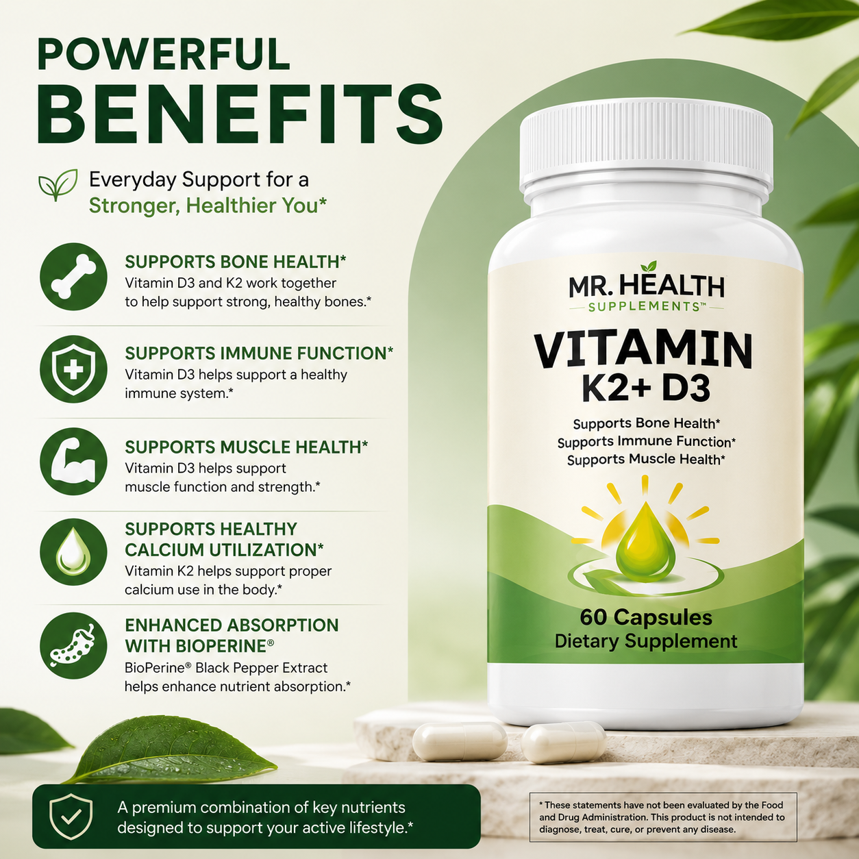 Vitamin K2 + D3