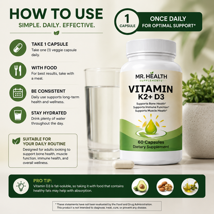 Vitamin K2 + D3