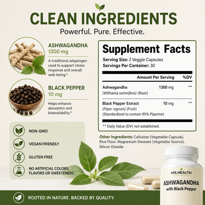 Ashwagandha with Black Pepper