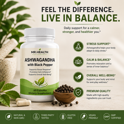 Ashwagandha with Black Pepper