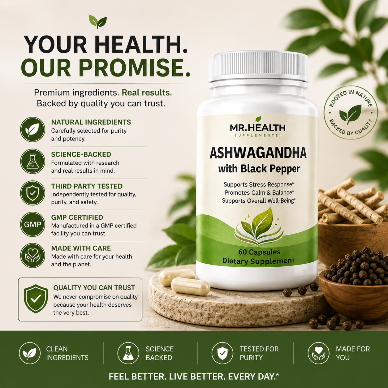 Ashwagandha with Black Pepper