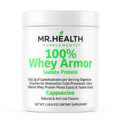 100% Whey Armor Isolate Protein Cappuccino