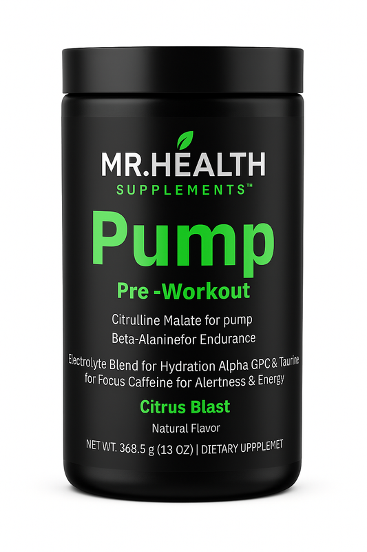 Pump Pre-Workout Citrus Blast 312g w/ Natural Flavor