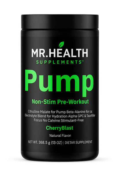 Pump Non-Stim Pre-Workout Cherry Blast 312g w/ Natural Flavor