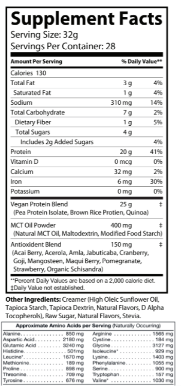 Vegan Protein – Vanilla
