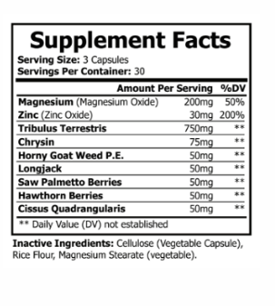 Ultra Test Natural Testosterone Support