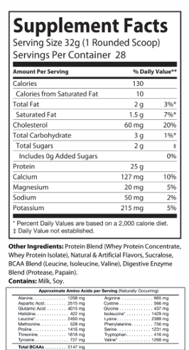 Protein Whey 2lb Vanilla