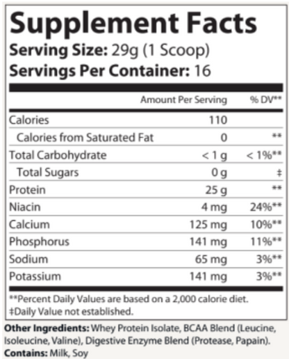 Whey Armor Isolate Protein Berry