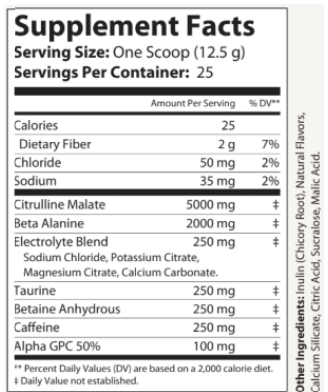 Pre-Workout Blast-Off 312g w/ Natural Flavor