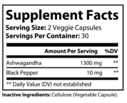 Ashwagandha with Black Pepper
